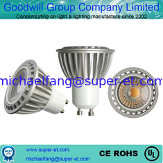 China Aluminum COB 3w led spot light warm white 3000k GU10 AC 85-265V supplier
